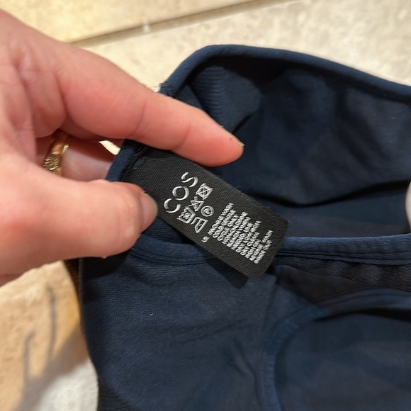 COS Sustainable Navy Seamless Sports Bra XS - Picture 6 of 6